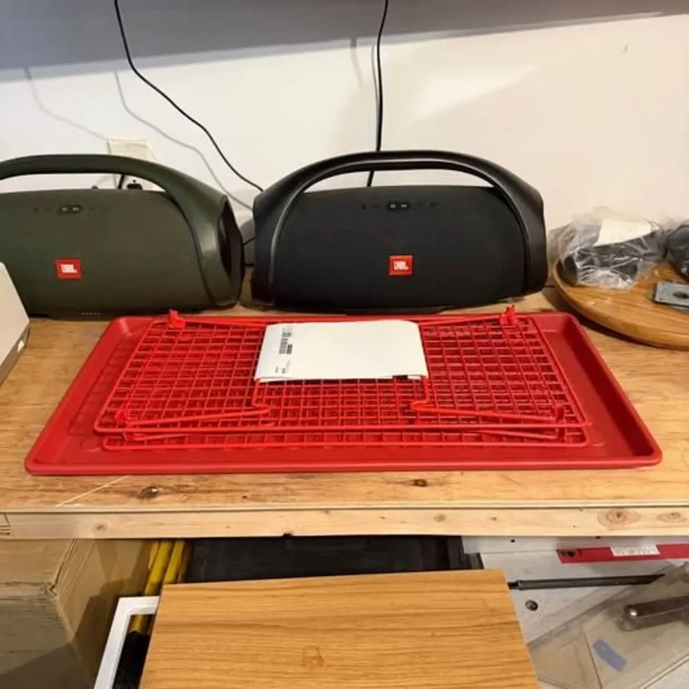 BRAND NEW RARE AND DISCONTINUED, RED IKEA GREJIG Shoe Rack